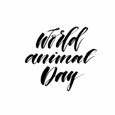 Dünya hayvan gün ifade. 