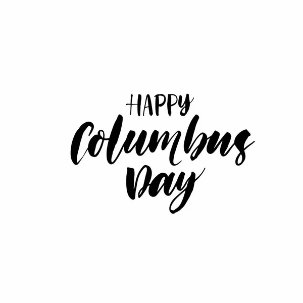 Buon Columbus Day card — Vettoriale Stock