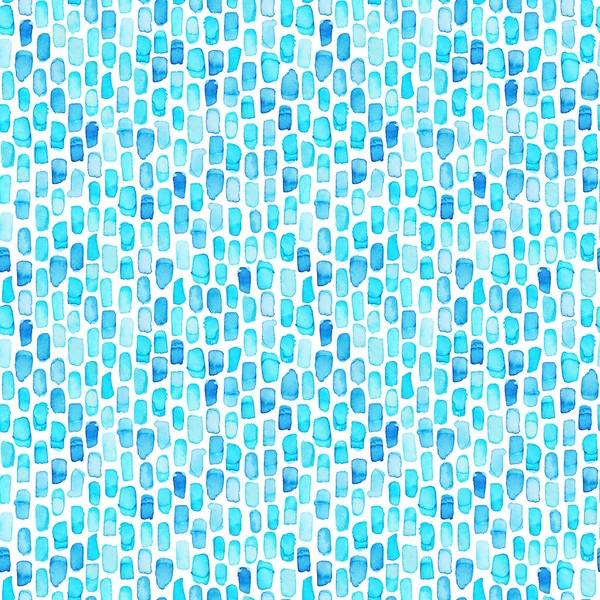 Handgezeichnete blaue Aquarellflecken. — Stockfoto