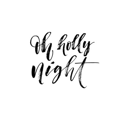 Oh holly gece ifade.