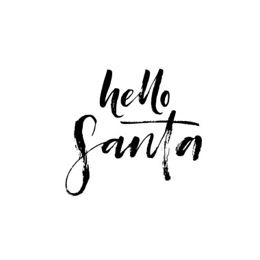 Merhaba Noel Baba ifade. 