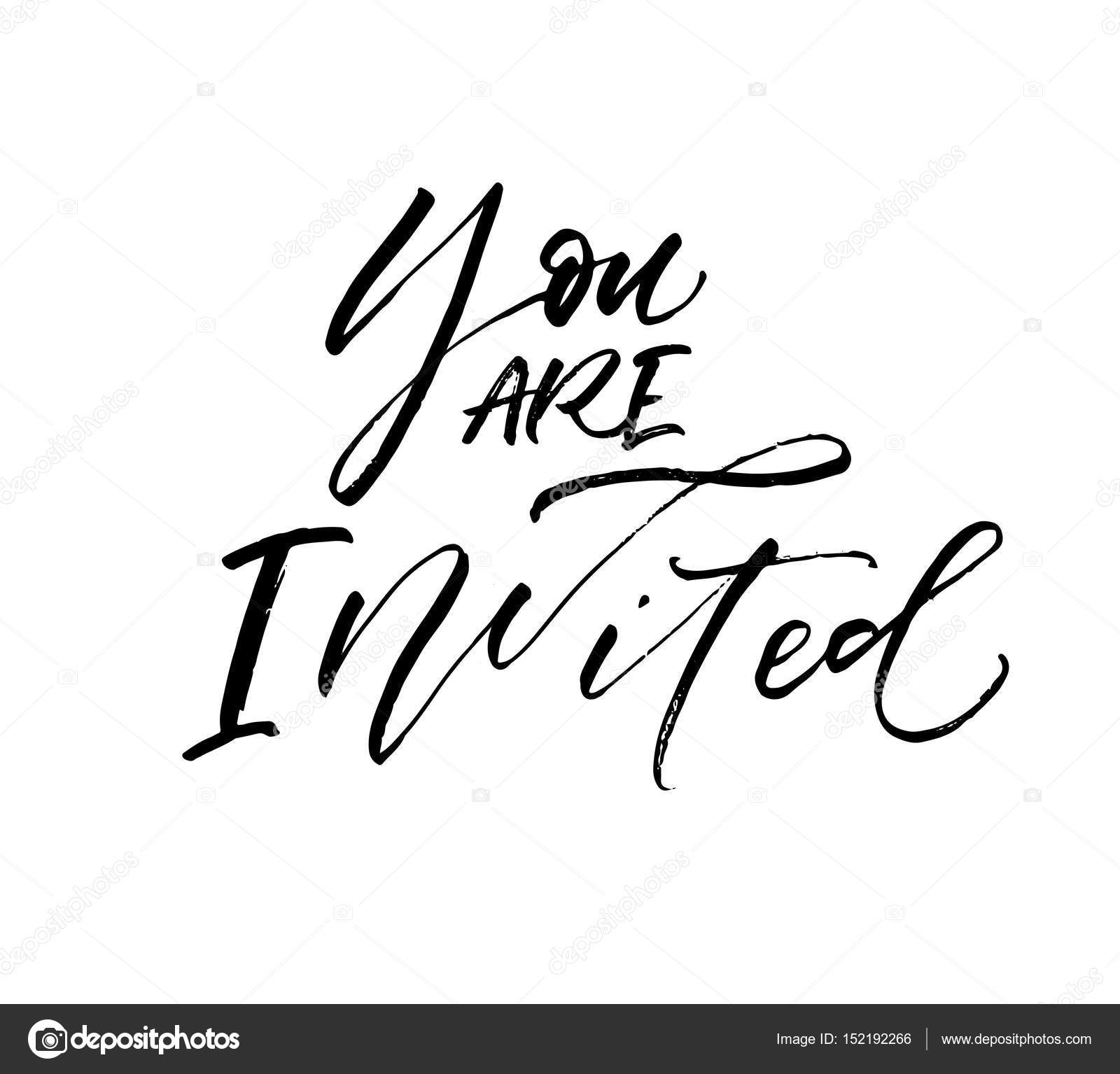 You are invited card stock vector gevko93 152192266