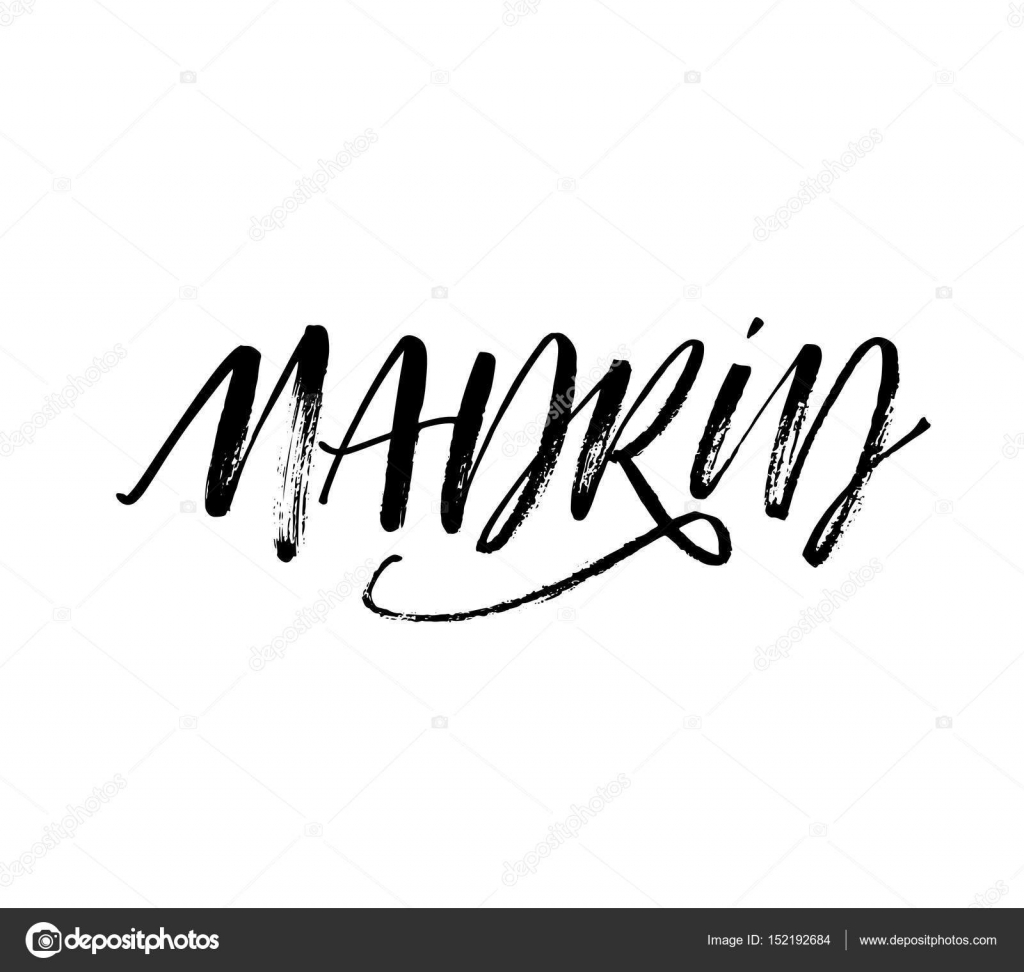 Madrid postcard illustration — Stock Vector © gevko93 #152192684