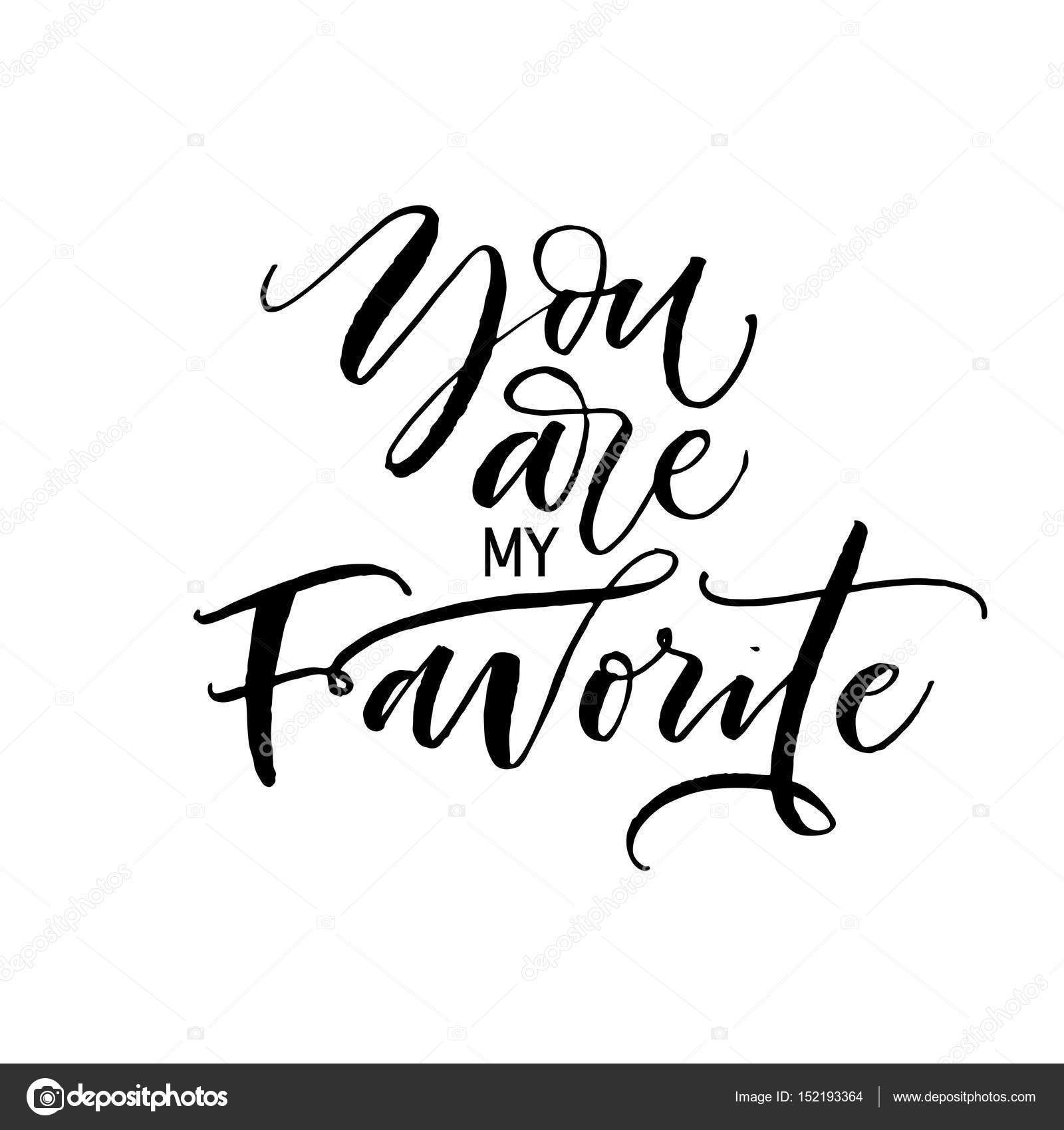 You are my favorite card. Stock Vector Image by ©gevko93 152193364