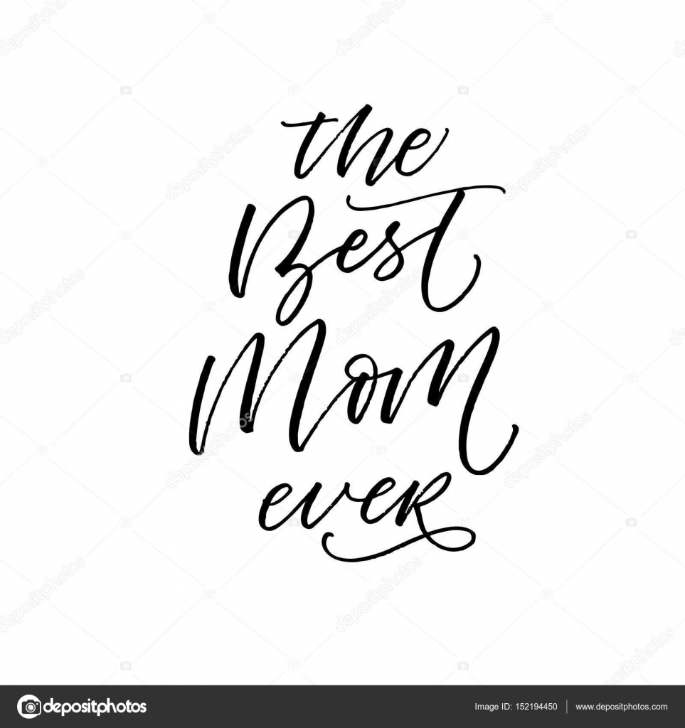 The best mom ever postcard. Stock Vector Image by ©gevko27 #27