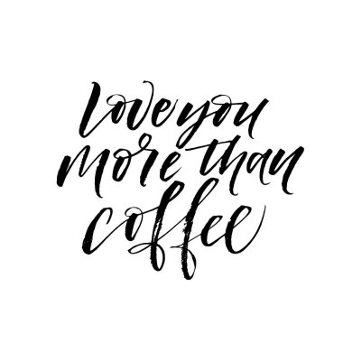 Daha fazla kahve kartpostal seviyorum. 