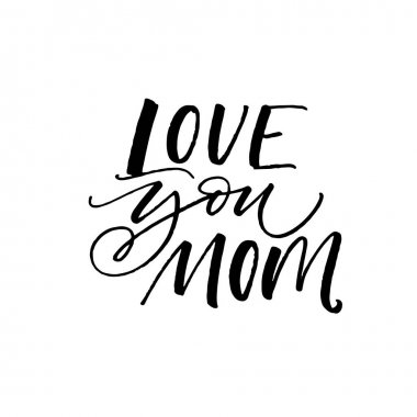 Seni seviyorum anne kartpostal.