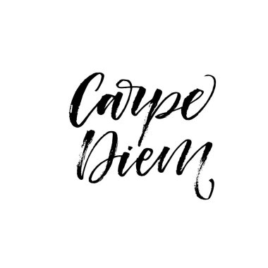 Carpe diem - latin ifade anı yakalamak anlamına gelir.