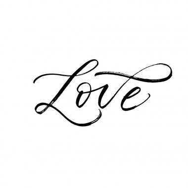 Elle çizilmiş aşk ifade.