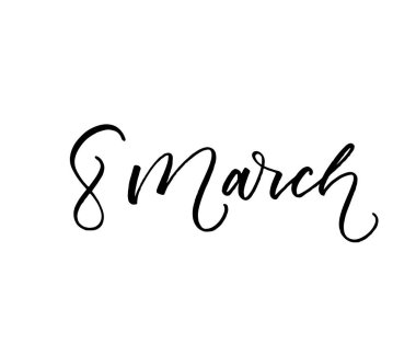 8 Mart kartpostal. 