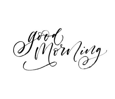 Günaydın kartpostal.