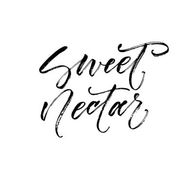 Tatlı nektar kartı. 