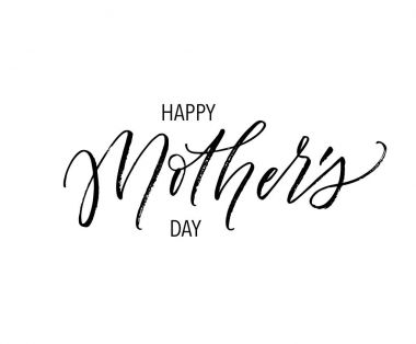 Happy mother's day card. clipart