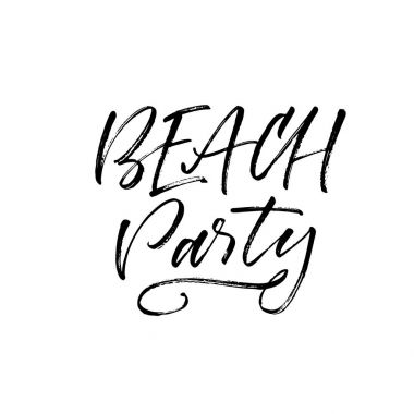 Plaj partisi kartpostal. 