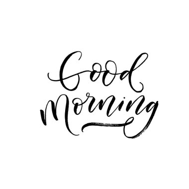 Günaydın kartpostal.