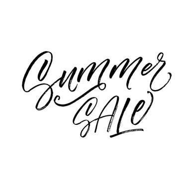 Yaz Satılık kartı. 