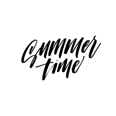 Yaz saati kartpostal.