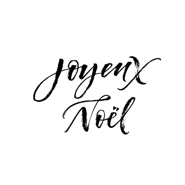 Joyeux Noel phrase. — Stok Vektör