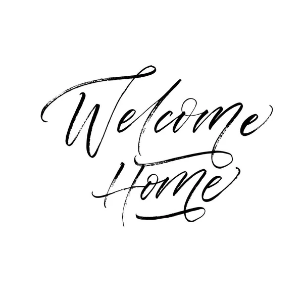 Welcome home postcard. — Stock Vector