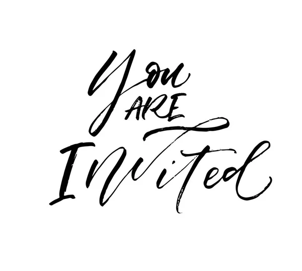 You are invited card. — Stock Vector