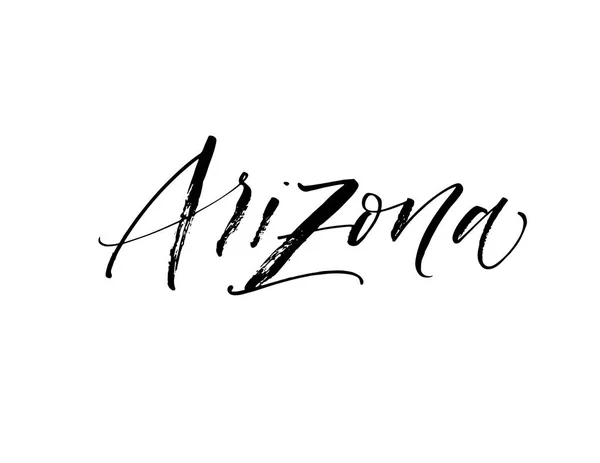 Cartão postal Arizona desenhado à mão . —  Vetores de Stock