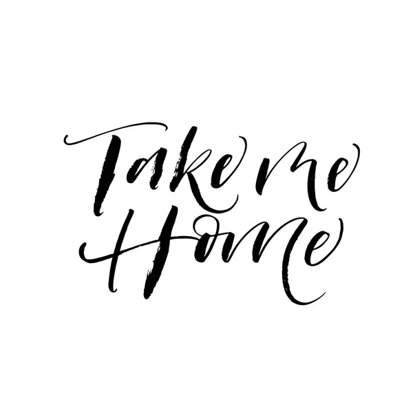 Take me home postcard. — Stock Vector