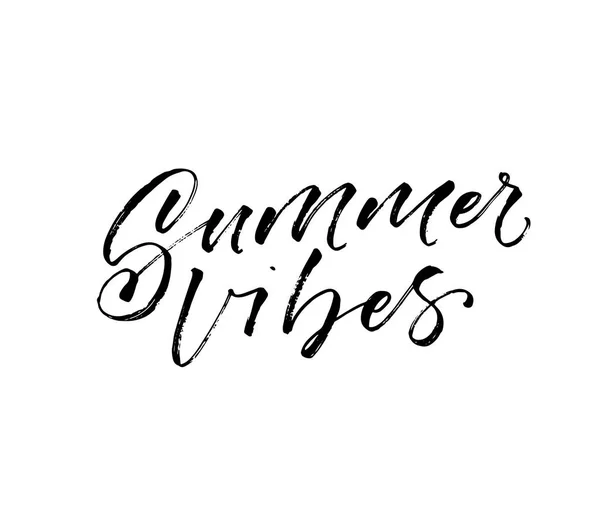 Kartu Summer Vibes . - Stok Vektor