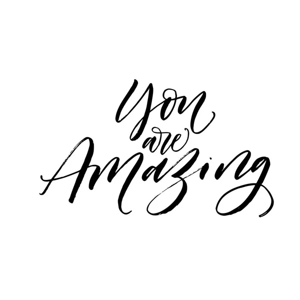 You are amazing card. — Stock Vector