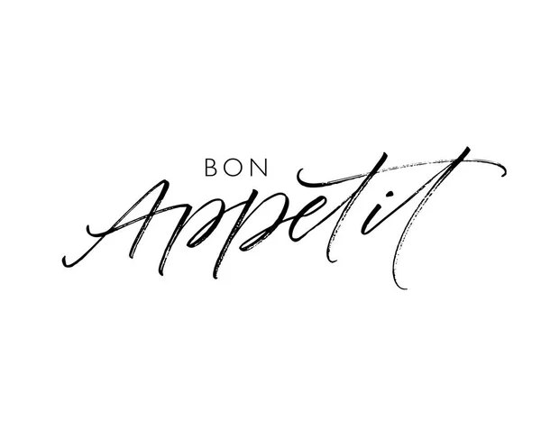 Bon Appetit postcard. — Stock Vector