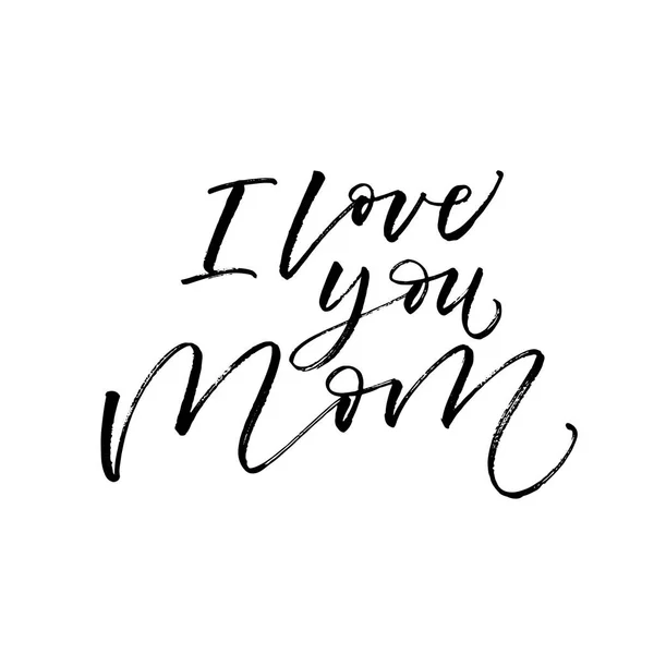 Ich liebe mom card. — Stockvektor