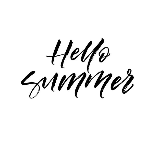 Hello summer card. — Stock Vector