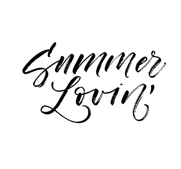 Kartu Summer lovin ' - Stok Vektor