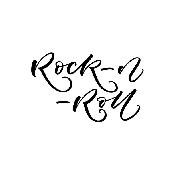 Rock-n-roll bokstäver kort — Stock vektor