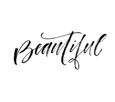 Güzel yazı kartpostal. 