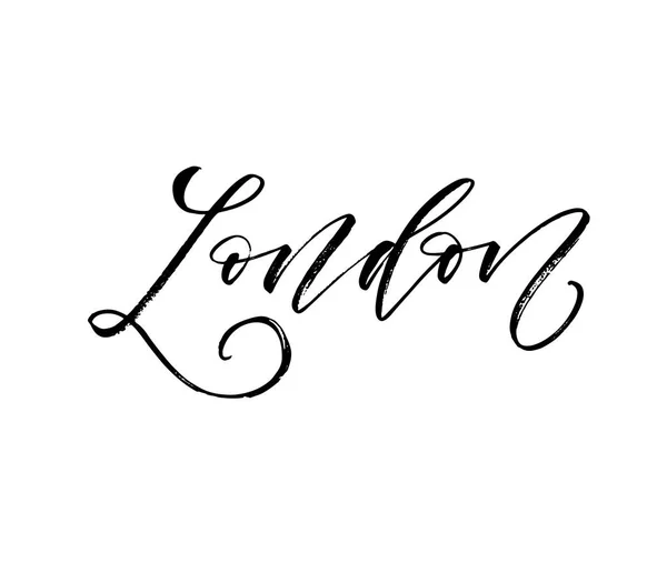 Λονδίνο γράμματα σε λευκό. — Διανυσματικό Αρχείο