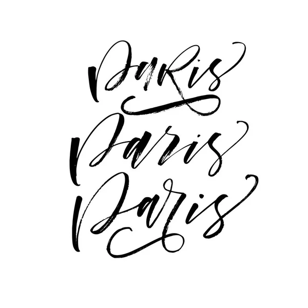 Ensemble de phrases de Paris . — Image vectorielle