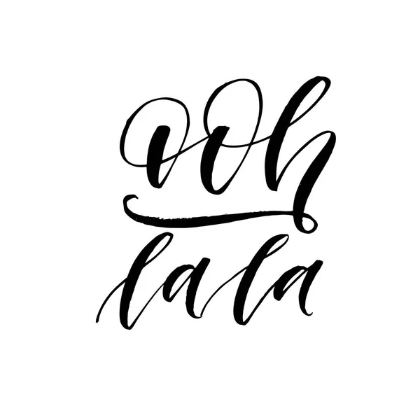 Ooh la la phrase. — Image vectorielle