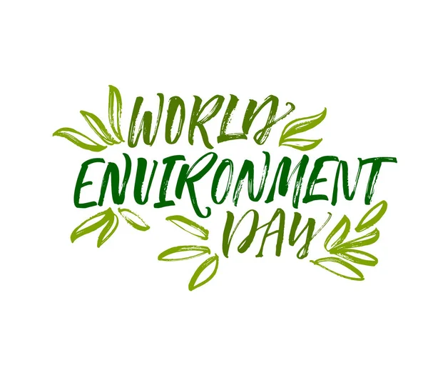 Всемирный день окружающей среды . — стоковый вектор