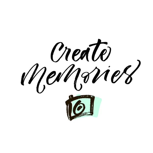 Crear tarjetas de recuerdos . — Vector de stock