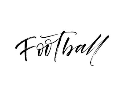 Futbol kartpostal. Mürekkep çizim