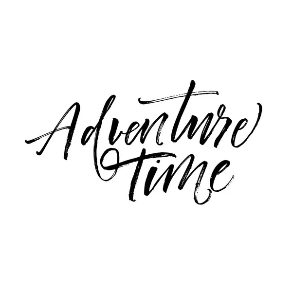 Frase de tiempo aventura — Vector de stock