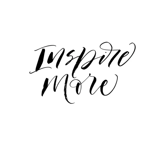 Inspire mais frase —  Vetores de Stock