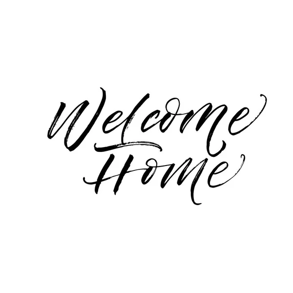 Bienvenue à la maison Carte . — Image vectorielle