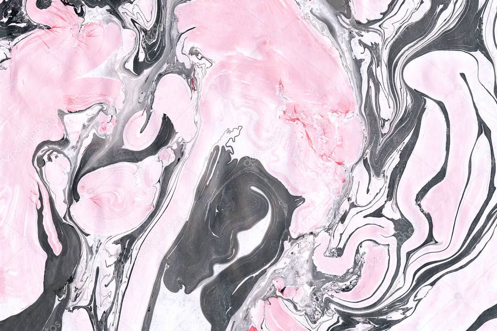 Black pink marble wallpaper Black and pink marble wallpaper. — Stock