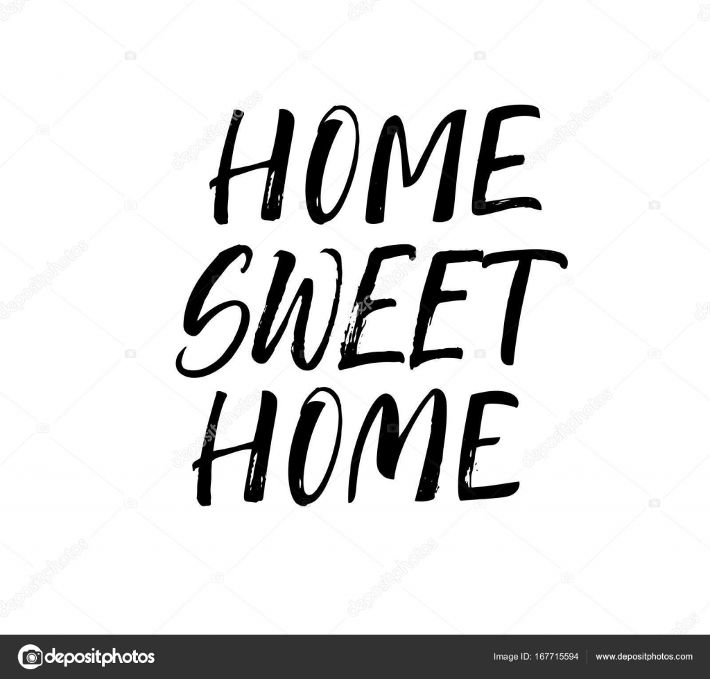 Home sweet home card. Stock Vector Image by ©gevko93 167715594
