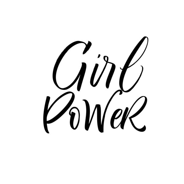 Girl power phrase.