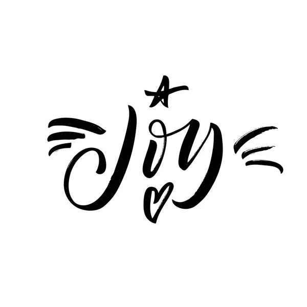 Diseño de la frase Joy — Vector de stock