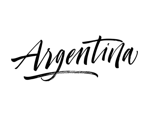 Argentina frase de caligrafía — Archivo Imágenes Vectoriales