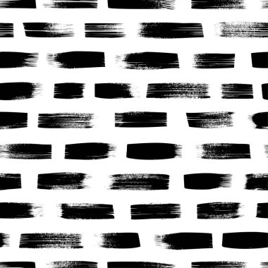 Fırça konturu Seamless Modeli.