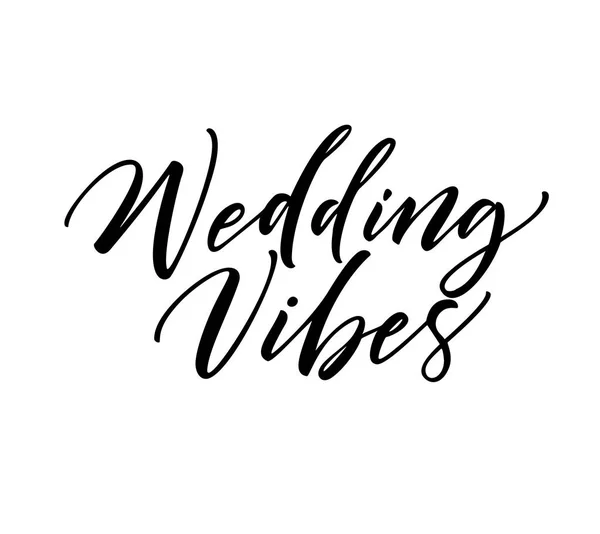 Wedding vibes card. — Stock Vector